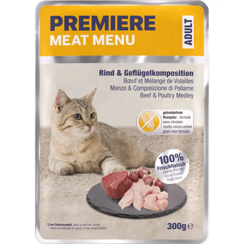Adult Meat Menu okse, fjerkræ 300 g