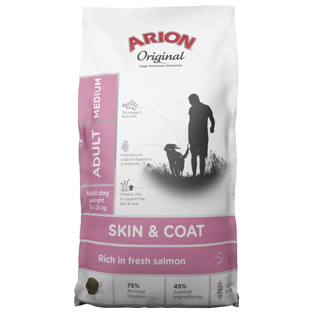 Adult Original Skin & Coat Medium fisk 2 kg