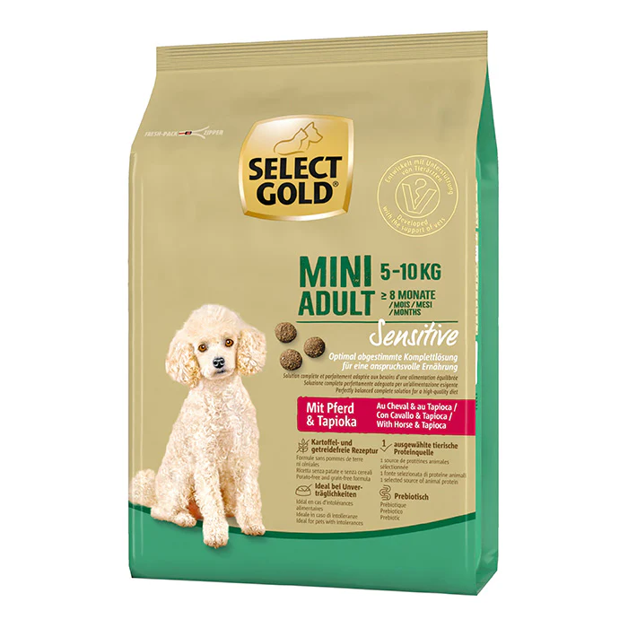 Adult Sensitive Mini hest & tapioka