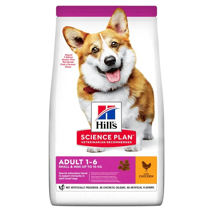Adult Small & Mini kylling 6 kg