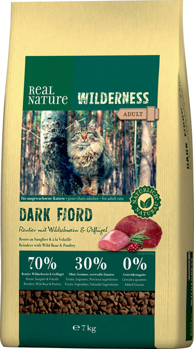 Adult Wilderness Dark Fjord kronhjort, vildsvin & and 7 kg