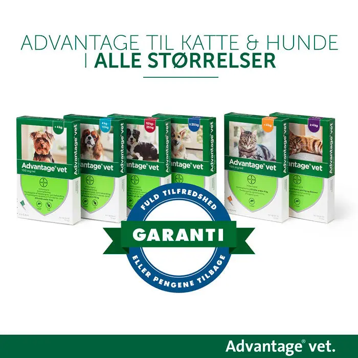 ADVANTAGE VET Loppemiddel kat under 4 kg - 4x0,4 ml - Image 3