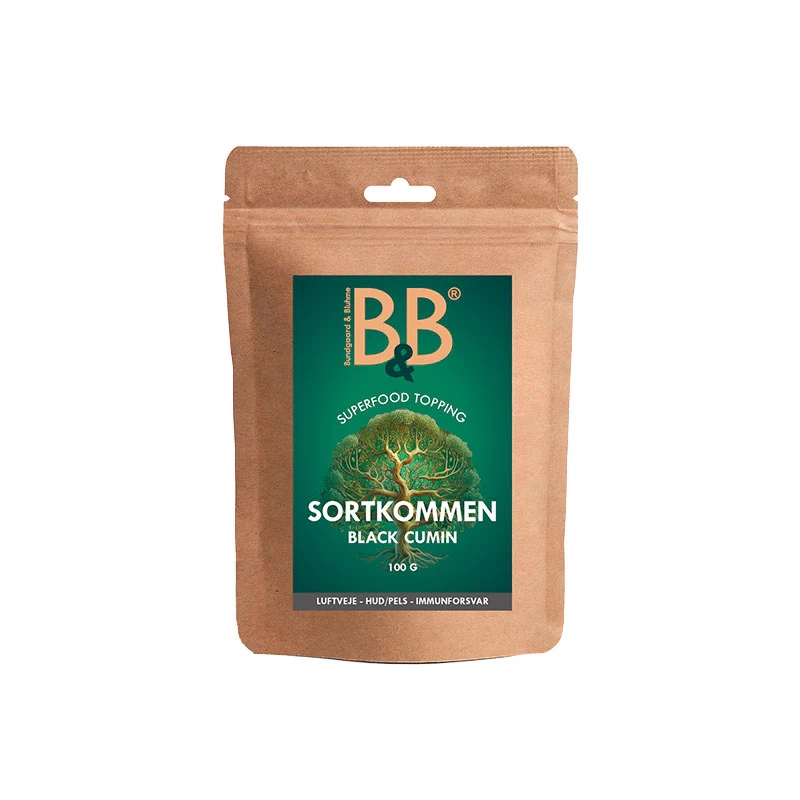 Sortkommen 100 g.