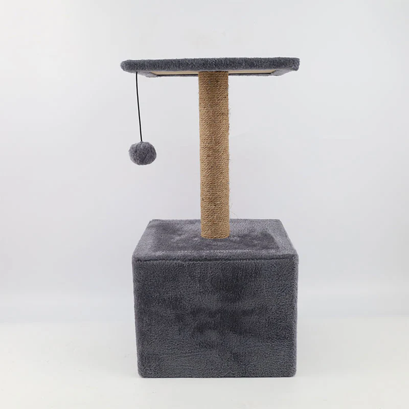 Kradsetræ TOR grå m/hule  32x32x60 cm - Image 3
