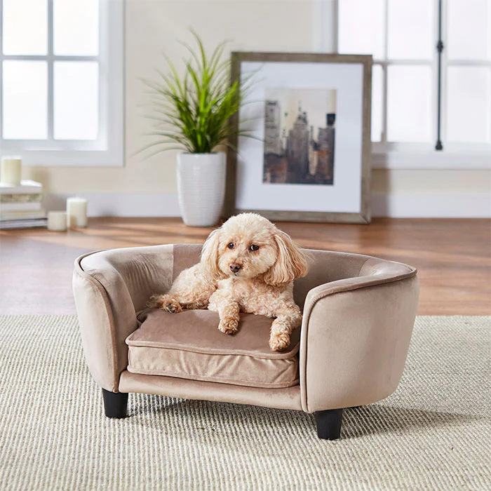 Coco hundesofa plys Beige - Image 2