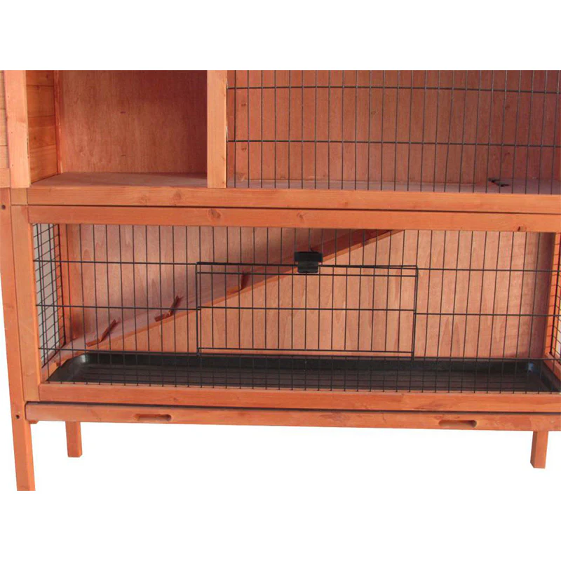 Kaninbur udendørs 124x50x113 cm - Image 3