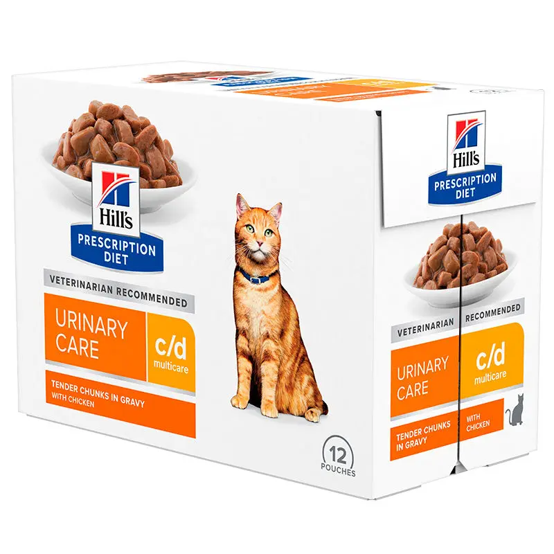 Diætetisk Feline c/d Multicare kylling 12x85 g - Image 9