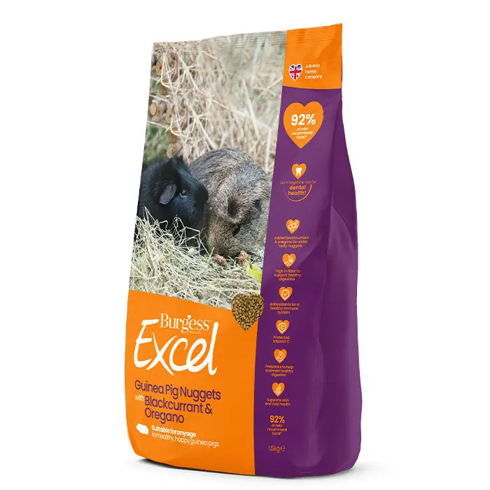 Excel marsvin adult solbær & oregano 1,5 kg - Image 3