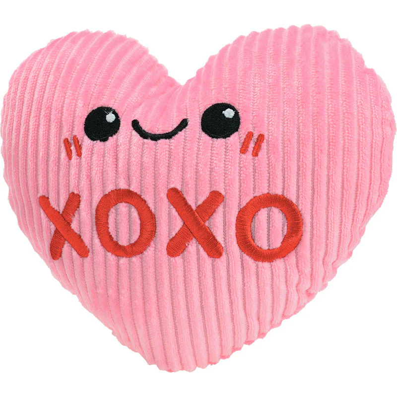 Valentines plys hjerte/læber ass. farver
