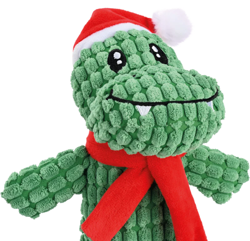 XMAS krokodille L 30 cm