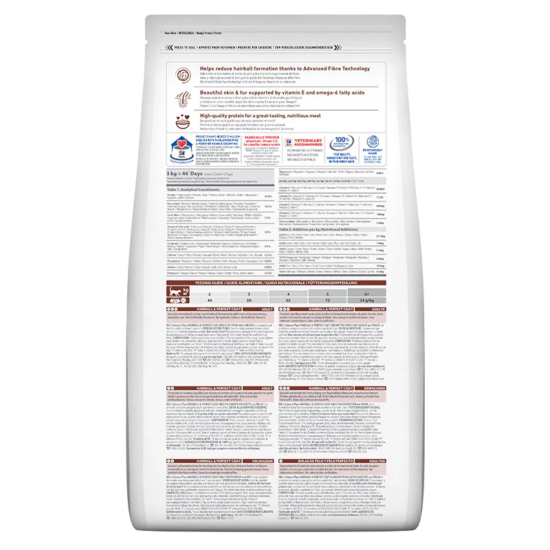 Adult Hairball & Perfect Coat Kylling 7 kg - Image 2