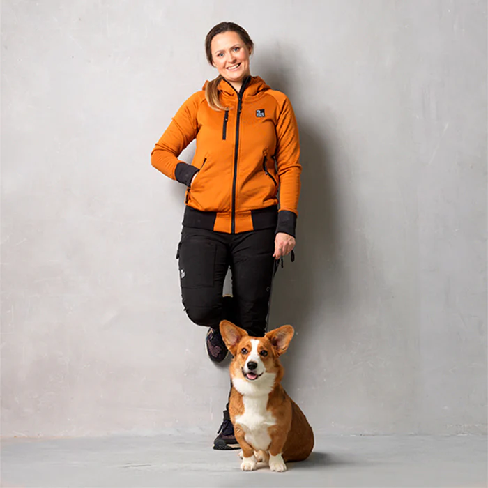 Hundelufter Hoodie orange - Image 3
