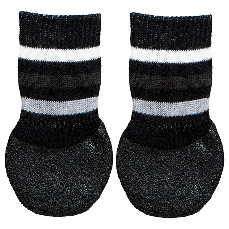 Hundesokker Non-slip L-XL 2 stk/pk sort