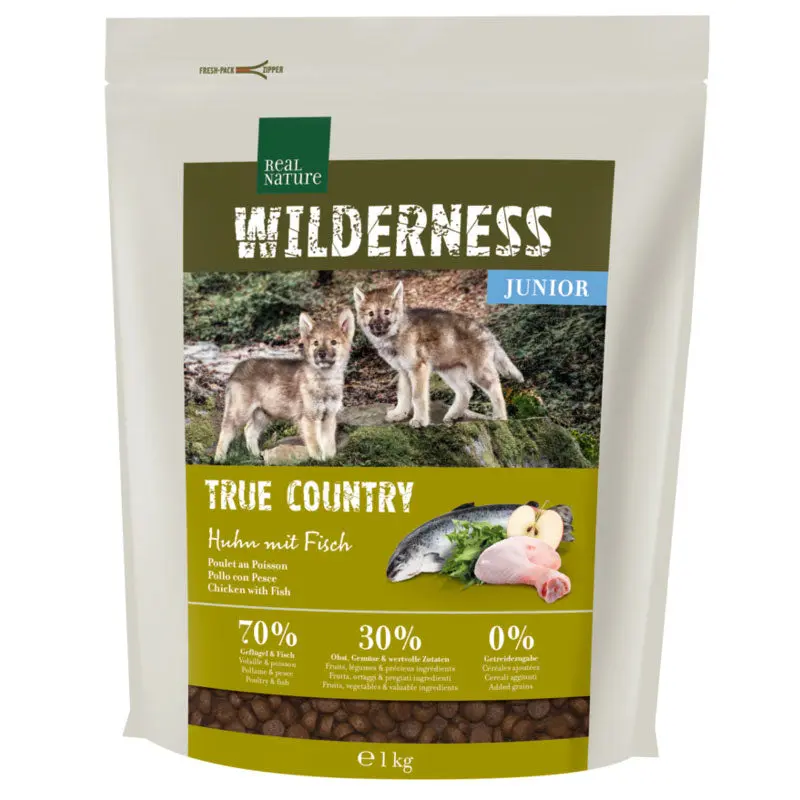 Junior Wilderness True Country kylling & fisk 1 kg