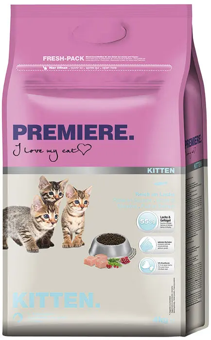 Kitten fjerkræ og laks 4 kg