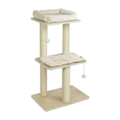 Kradsemiljø Lilly m/2platforme 60x40x105cm beige
