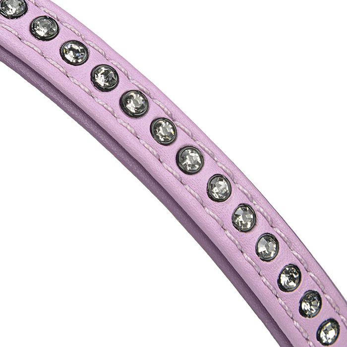 Kunstlædersele Deluxe XS rosa - Image 2