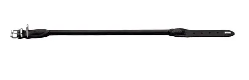 Læder rund halsbånd Elg 33-37 cm 8 mm bred sort - Image 3