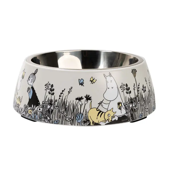 Melamin skål Moomin Pets L 650 ml grå - Image 3
