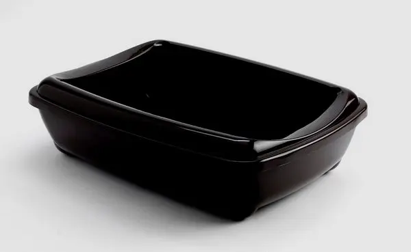 Moderna Kattebakke med kant 38x50x14 cm sort