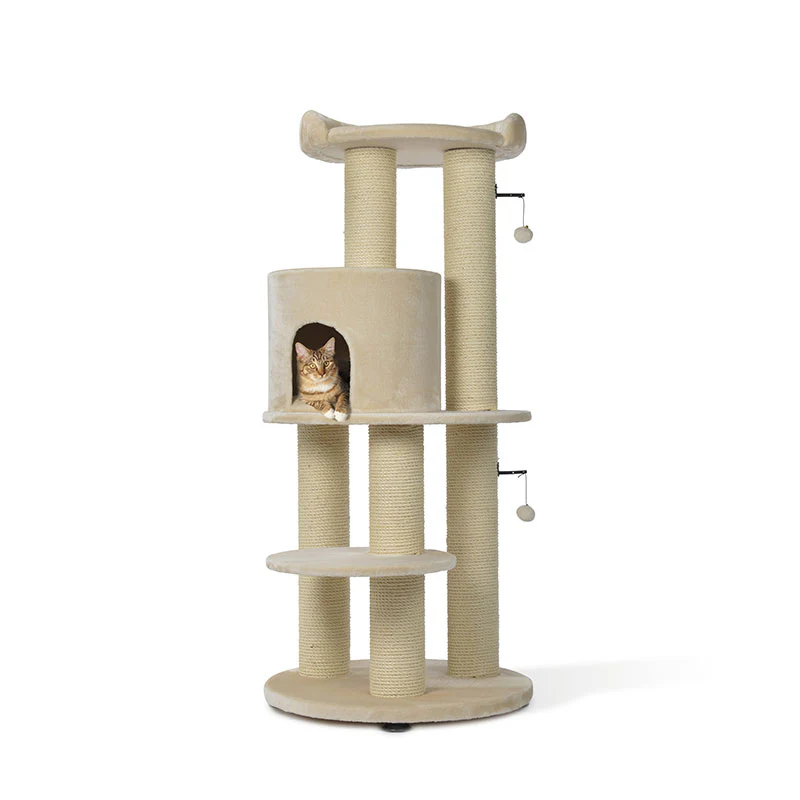 Kradsetræ Rune75x75x166 cm beige - Image 3