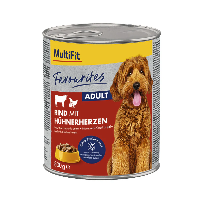 Favourites, dåse okse & kyllinghjerte, 800 g - Image 2