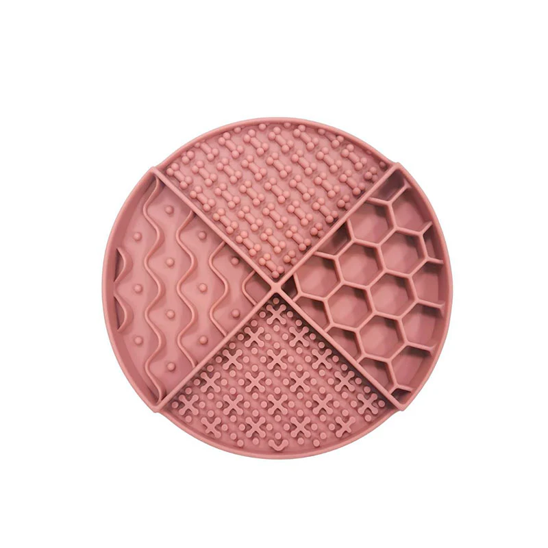 Slikkemåtte Rosie21x21x2,4 cm bordeaux