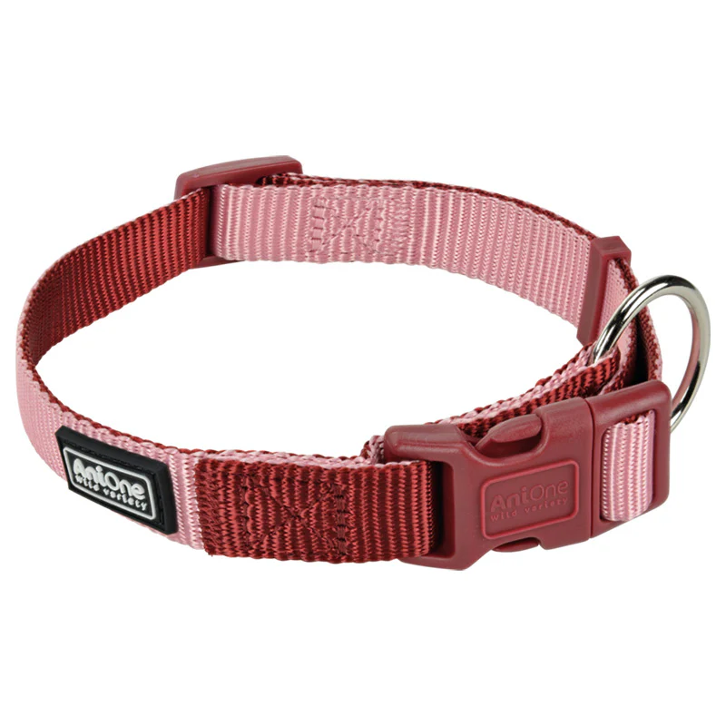 Nylonhalsbånd Classic Pink - Image 4
