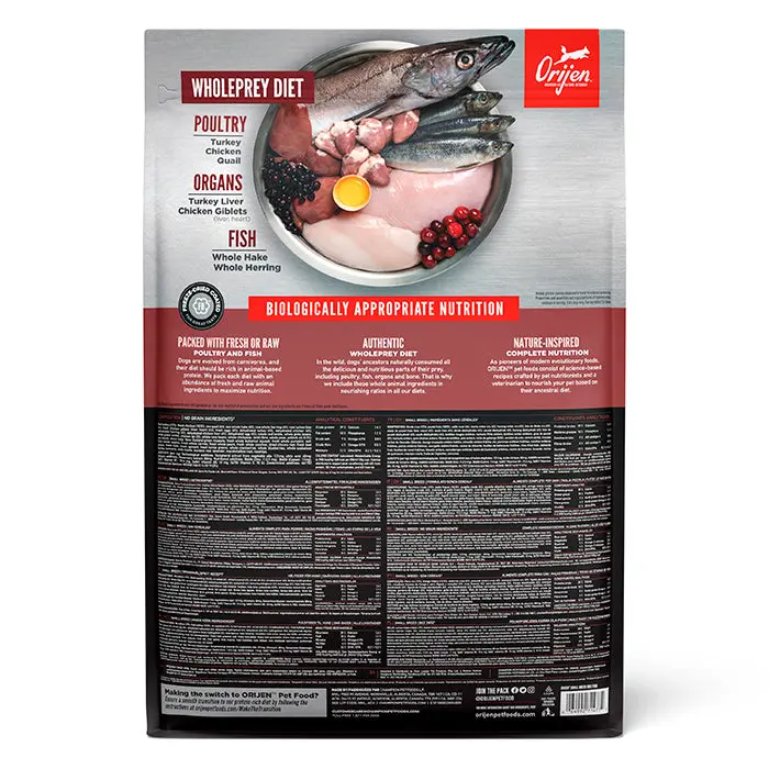 ORIJEN Small Breed Kalkun, kylling og fisk 4,5 kg - Image 2