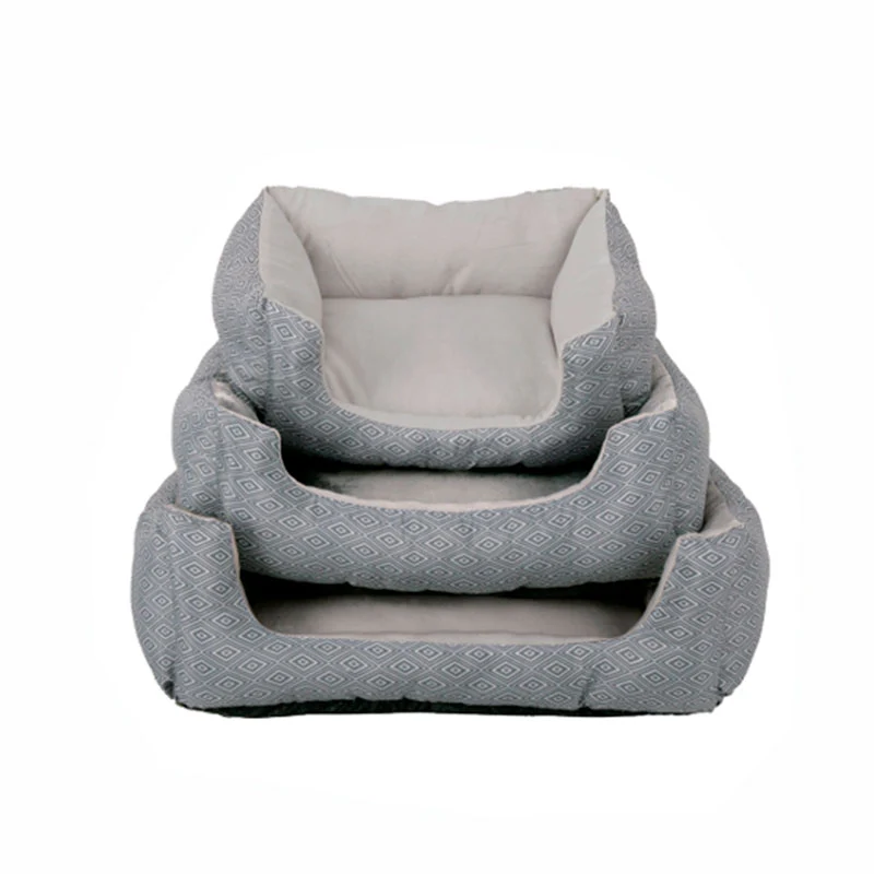 Hundeseng M 63x55x34 cm grå