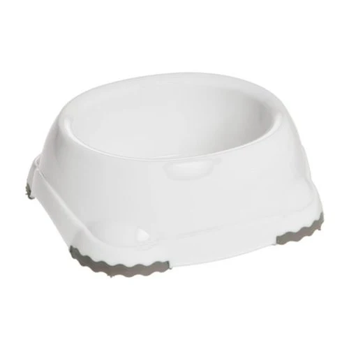 Plast mad & vandskål Hvid
