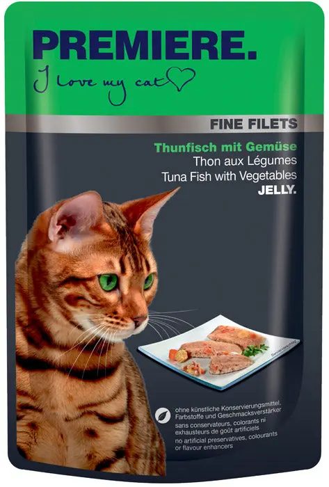 Adult Fine Filets Jelly, pouch tun & grøntsager 100 g
