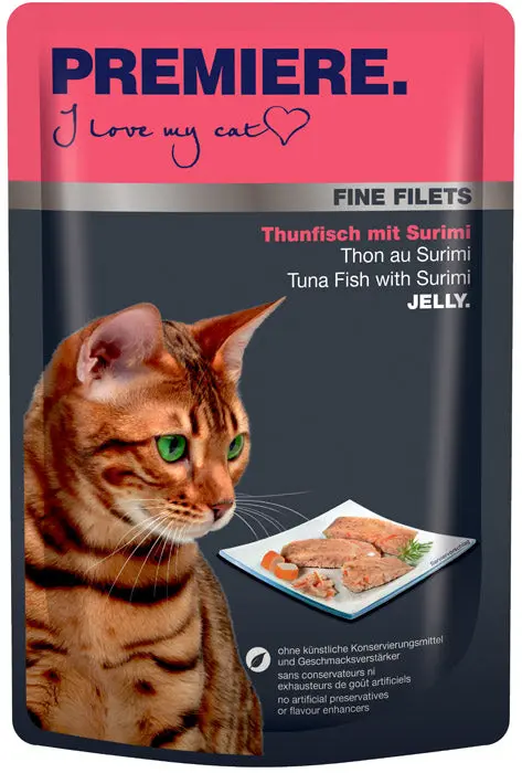 Adult Fine Filets Jelly, pouch tun & surimi 100 g