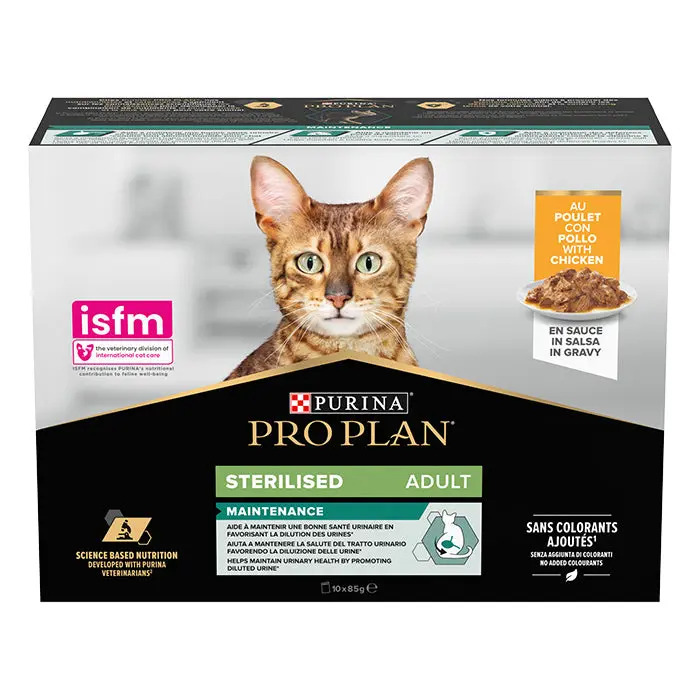 Adult Sterilised, menu pouch kylling 10x85 g - Image 2