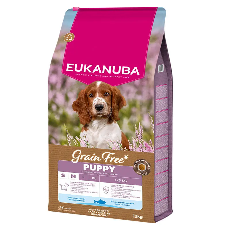 Puppy & Junior Small/Medium Kornfri Fisk 3 kg - Image 2