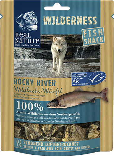 Adult Wilderness Rocky River snack vildlaks terninger 70 g
