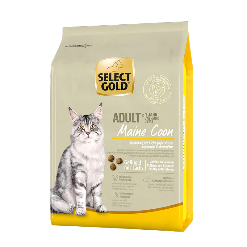Adult Maine Coon Fjerkræ & laks 2,5 kg