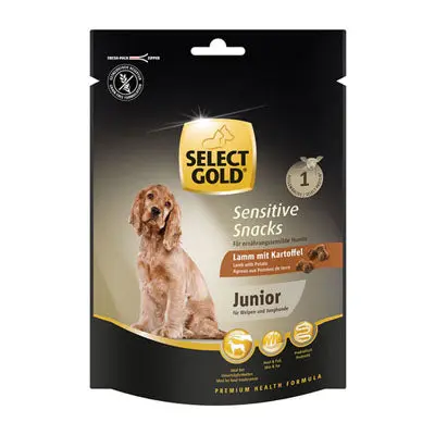 Junior Sensitive Snacks lam & kartofler 160 g