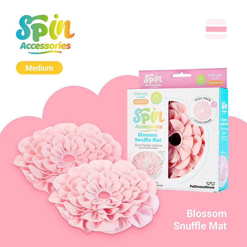 Blossom Snuffle Mat 23x3 cm 2-pak lyserød - Image 2