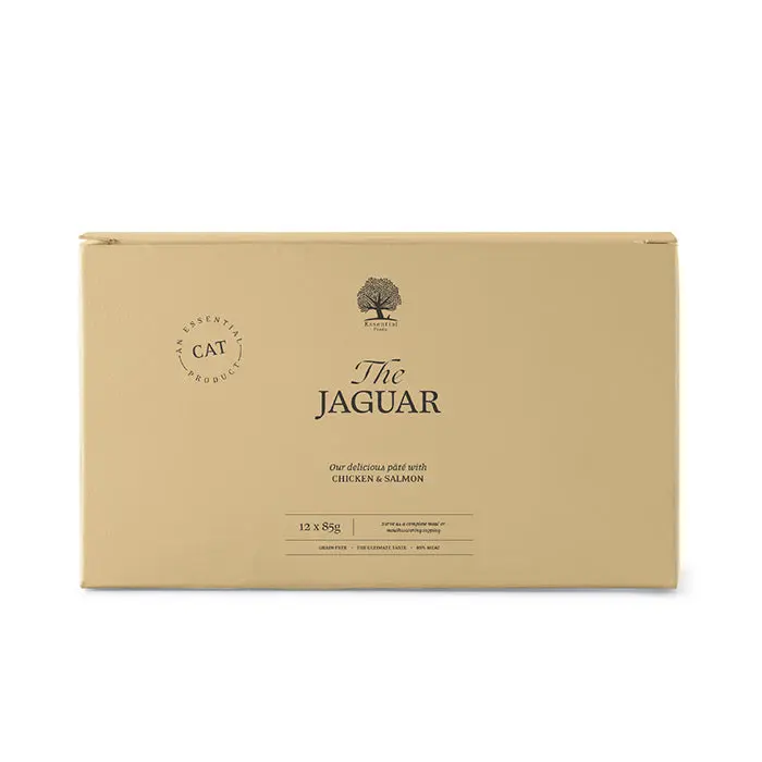 The Jaguar Pâté menuboks kylling & laks 12x85 g