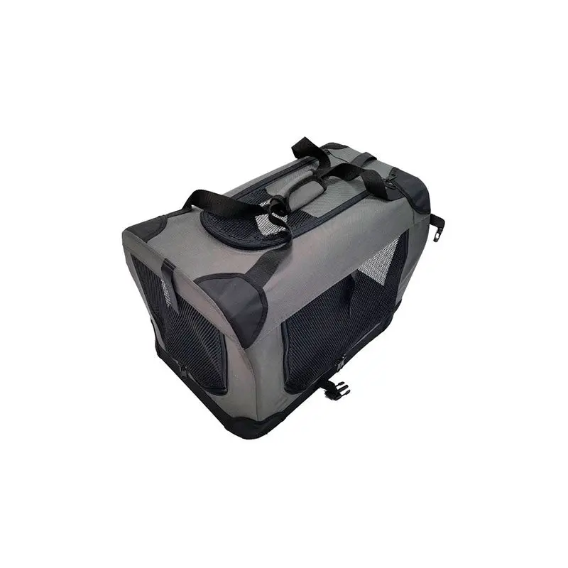 Transportbur Foldbar M 60x42x42 cm grå - Image 3